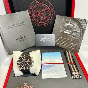 Edox Chrono Offshore 1 Sharkman ll North Pole Limited Editition Men’s Watch